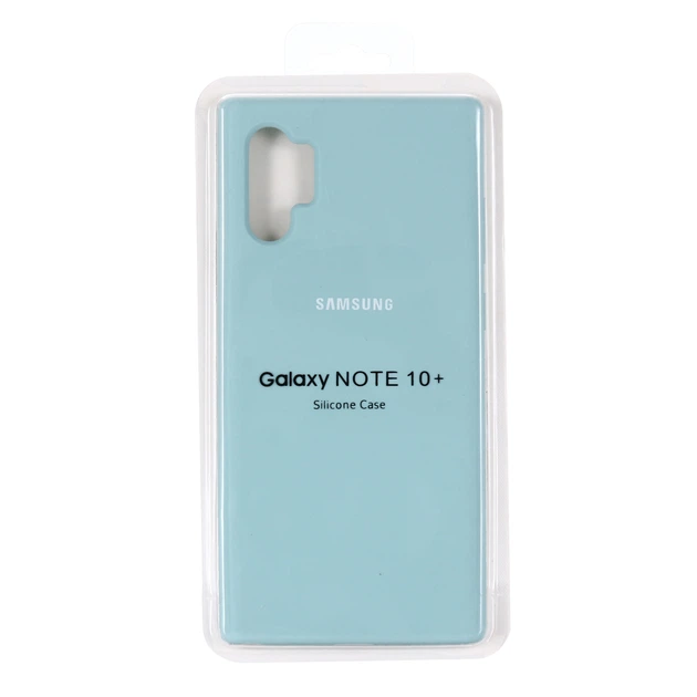 Чохол-накладка Silicone Case для Samsung Note 10+ (Full Protection) Ice Sea Blue (SCN10PICBL) - Фото 1 Чохол-накладка Silicone Case для Samsung Note 10+ (Full Protection) Ice Sea Blue (SCN10PICBL) - изображение 1