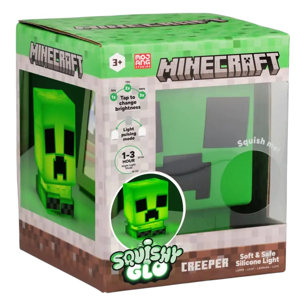 Лампа Paladone Minecraft Creeper SquishyGlo PP14710MCF (5056577757651) - зображення 4