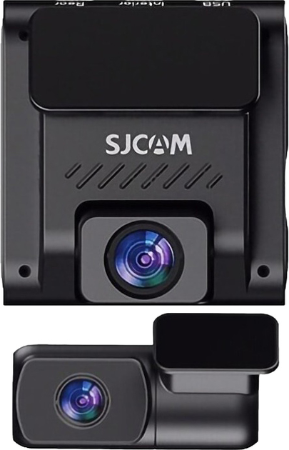 Відеореєстратор SJCAM Dashcam M60 + камера заднього виду, WIFI, GPS, 4K, HDR (6972476162954) - зображення 1
