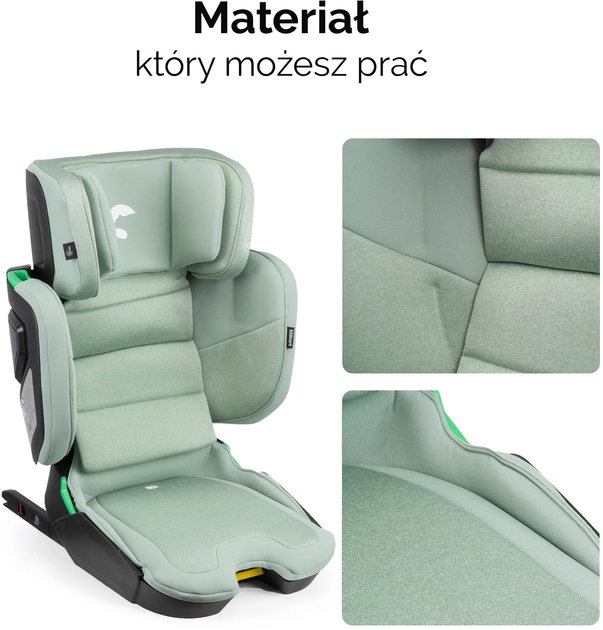 Fotelik samochodowy Kidnort Mane DS-010147 100-150 cm zielony (5902983631170) - obraz 6
