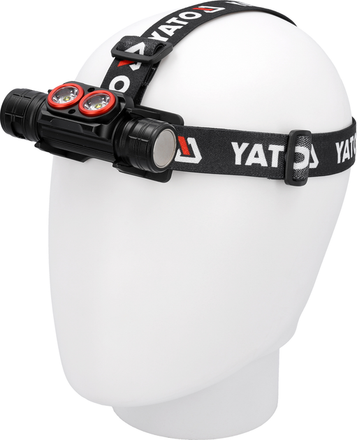 Latarka czołowa Yato 3000 lm aku YT-085943 (5906083114236) - obraz 8