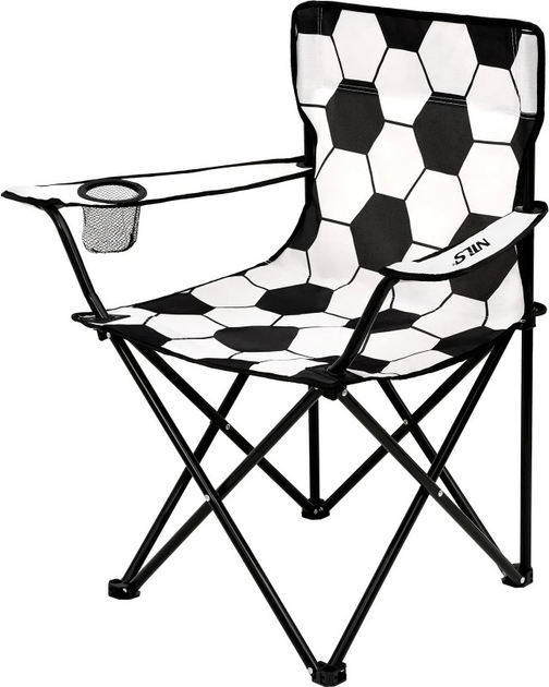 Krzesło turystyczne Nils Camp NC3303 White-Black (5908261680878) - obraz 2