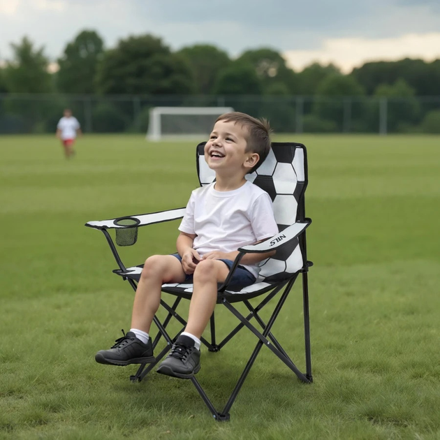 Крісло туристичне Nils Camp NC3303 White-Black (5908261680878) - зображення 7