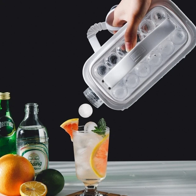 Форма силиконовая Cool Home ICE Tray для льда 17 шариков с крышкой - изображение 3
