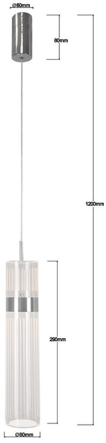 Світлодіодний підвісний світильник Light Prestige Ambiente LP-1510/1P CH - зображення 3
