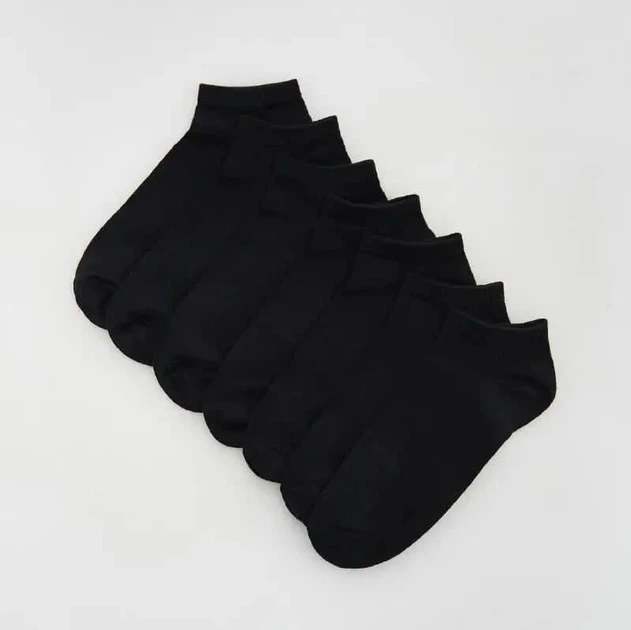 Жіночі базові шкарпетки SuperSox короткі Чорні, 7 пар/36-40р. - Фото 1 Жіночі базові шкарпетки SuperSox короткі Чорні, 7 пар/36-40р. - зображення 1