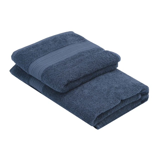 Рушник махровий Ardesto SuperSoft 50х90см, 100% бавовна, синій - изображение 5