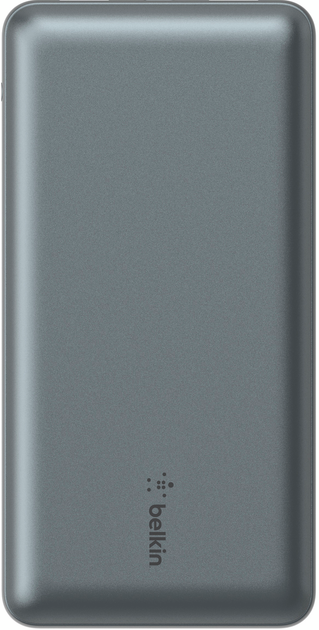 Акумулятор портативний літій-іонний Power Bank Belkin 20000мА·год, 15Вт, 2хUSB-A/USB-C, cірий - Фото 2 Акумулятор портативний літій-іонний Power Bank Belkin 20000мА·год, 15Вт, 2хUSB-A/USB-C, cірий - изображение 2