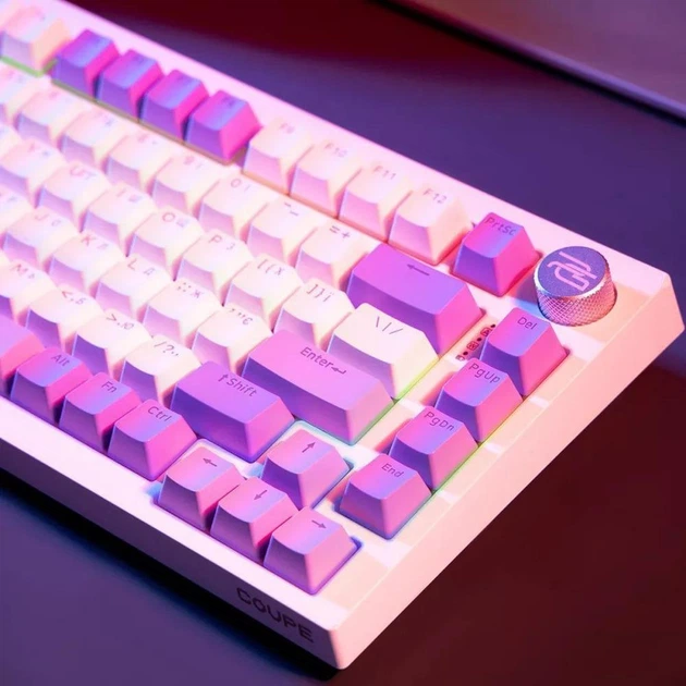 Беспроводная игровая клавиатура Proove Gaming Coupe с RGB подсветкой (Английская/Украинская раскладка) (WKCP00022402) White - изображение 15