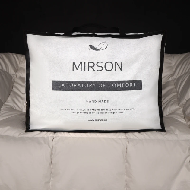 Одеяло пуховое MirSon Silver Cloud Сатин-Премиум пуходержащий Дэми № 065 90% пух/10% перо 140х205 см (2200009348747) - Фото 18 Одеяло пуховое MirSon Silver Cloud Сатин-Премиум пуходержащий Дэми № 065 90% пух/10% перо 140х205 см (2200009348747) - изображение 18