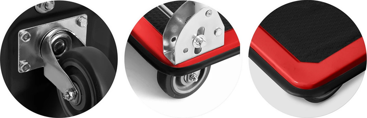 Транспортувальний візок Humberg HM-505 Black-Red (5903890624774) - зображення 6