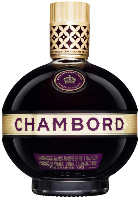 Ликер Chambord Black Raspberry 0.7 л 16.5% (8004027034491) - изображение 1