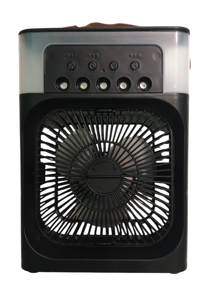 Вентилятор с отделением для льда REVEAL мини кондиционер-увлажнитель с подсветкой Черный (YV-8416) - Фото 2 Вентилятор с отделением для льда REVEAL мини кондиционер-увлажнитель с подсветкой Черный (YV-8416) - изображение 2