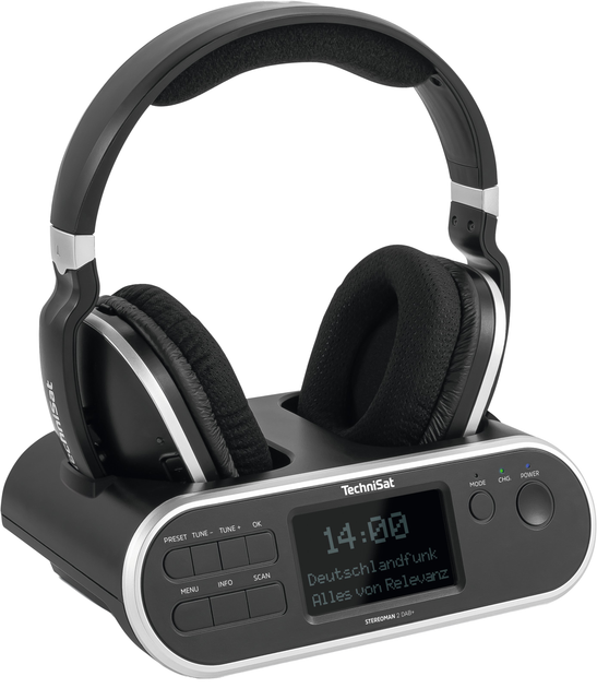 Słuchawki TechniSat Stereoman 2 DAB+ Black (0000/9129) - obraz 6