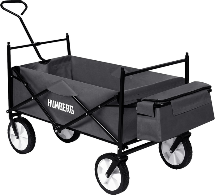 Wózek ogrodowy Humberg HM-514 składany 80 l (5903890618513) - obraz 3
