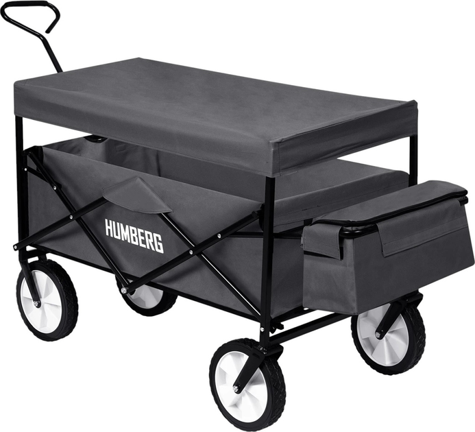 Wózek ogrodowy Humberg HM-514 składany 80 l (5903890618513) - obraz 4