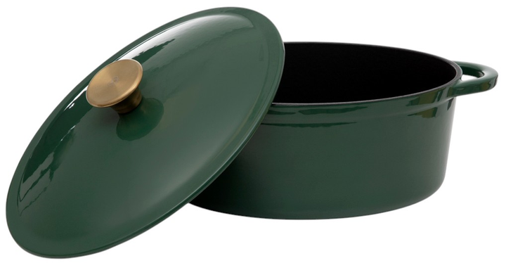 Garnek Homla Andreas żeliwny Zielony 3.5 l (5904183819129) - obraz 4