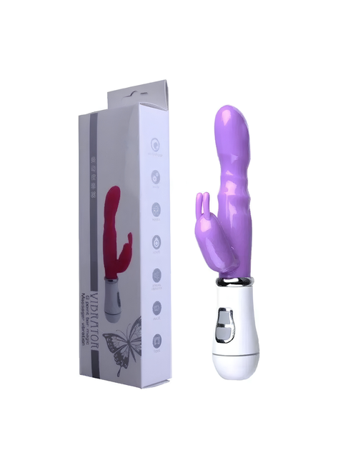 Вибратор Passion Bunny USB Фиолетовый (ROZ6501103867) - изображение 4