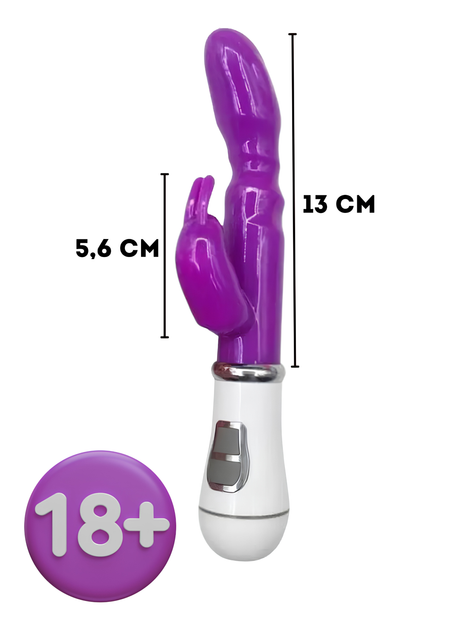 Вибратор Passion Bunny USB Фиолетовый (ROZ6501103867) - изображение 5