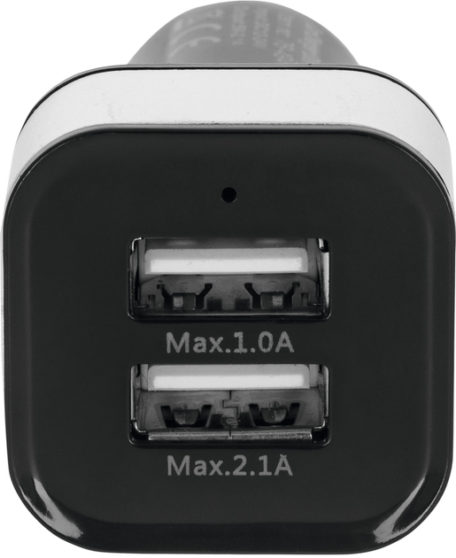 Автомобільний зарядний пристрій TechniSat CarCharger Dual USB CE (76-4941-00) - зображення 2