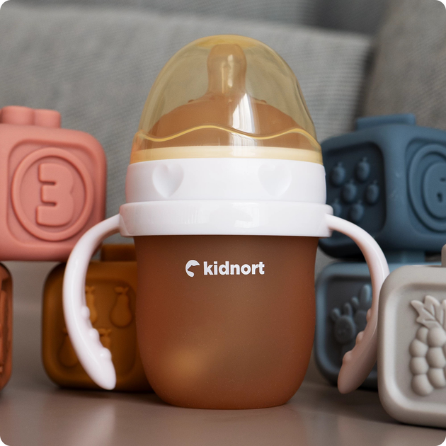 Butelka do karmienia Kidnort Eple 0+ m beżowa 150 ml (5902983634089) - obraz 2