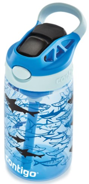 Пляшка для води Contigo Easy Clean Blauhai голуба 420 мл (840276162589) - зображення 2