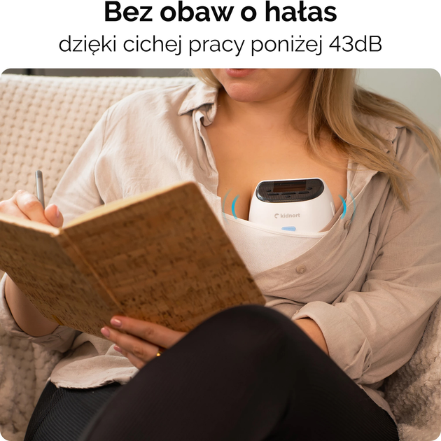 Laktator Kidnort Amme bezprzewodowy 5w1 DE-030347 (5902983632900) - obraz 5