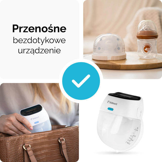 Laktator Kidnort Amme bezprzewodowy 5w1 DE-030347 (5902983632900) - obraz 9