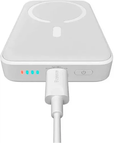 Powerbank Baseus Magnetic Mini Wireless 10000mAh 20W White (6932172620639) - obraz 5