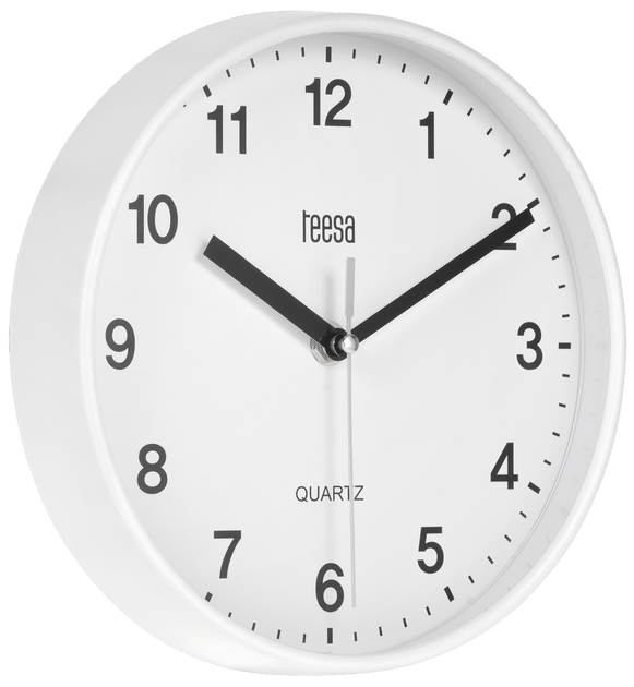 Zegar ścienny Teesa TSA0038 Biały 20 cm (5901890081856) - obraz 2