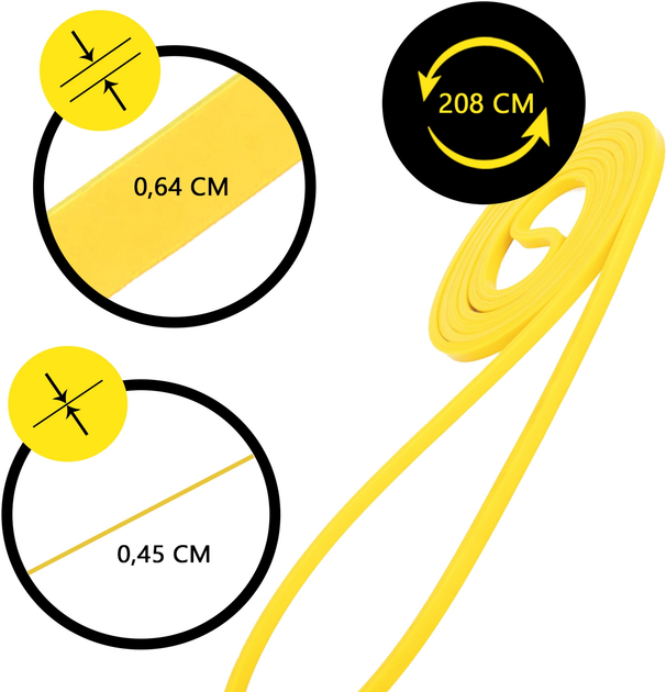 Еспандер-петля для підтягування та фітнесу CorniX Power Band 6.4 мм 2-7 кг (XR-0057) - зображення 4