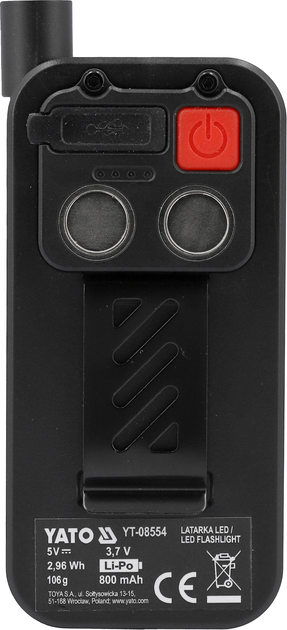 Latarka robocza Yato 600 lm 3 w 1 YT-08554 (5906083117138) - obraz 4