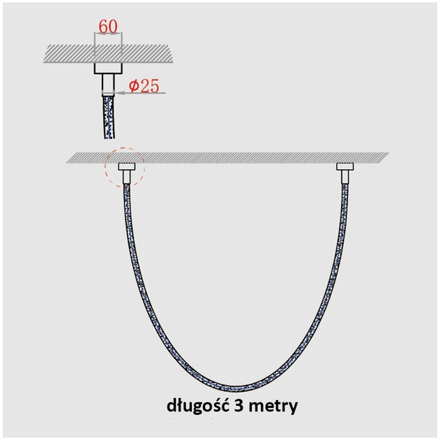Lampa wisząca Light Prestige Rope Light 4 m Tuya Smart LED CCT White (LP-642/4M Smart) - obraz 5