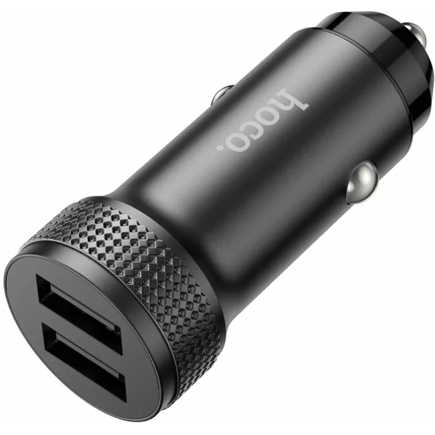 Автомобільний зарядний пристрій з двома портами USB Hoco Z49 12W 2.4A - зображення 2