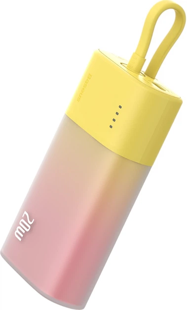 УМБ Baseus Popsicle 5200 mAh 20 W Yellow-pink (6932172633103) - зображення 3
