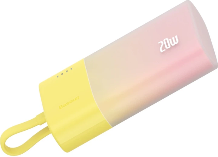 УМБ Baseus Popsicle 5200 mAh 20 W Yellow-pink (6932172633103) - зображення 6