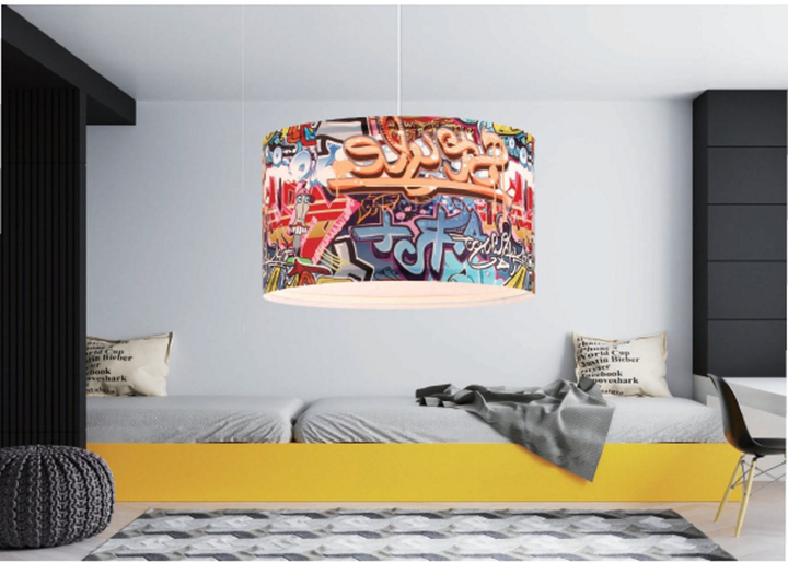 Lampa wisząca Light Prestige Graffiti 1xE27 Multicolor (LP-077/1P Style) - obraz 4