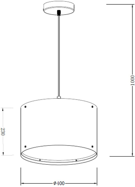Lampa wisząca Light Prestige Graffiti 1xE27 Multicolor (LP-077/1P Style) - obraz 6