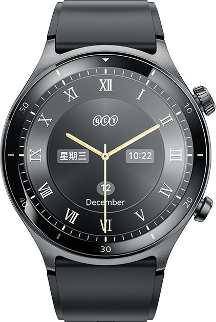 Smartwatch QCY GT3 S7 QCY108 3ATM Black (6957141409435) - obraz 2