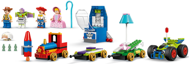 Конструктор LEGO Disney Toy Story Вечірній поїзд та радіокерована машина 206 елементів (43264) - зображення 3