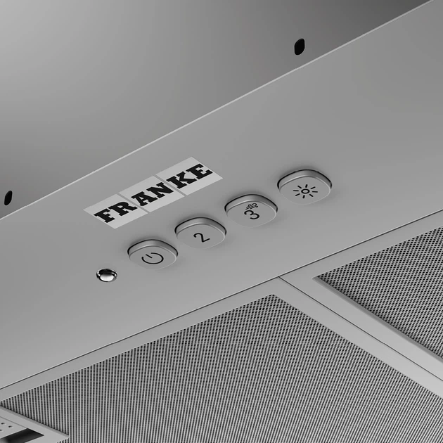 Кухонна витяжка Franke Box Flush Basic FBFE LG A70 сіра емаль вбудована 70 см 1120 м³/год 305.0729.553 - зображення 4
