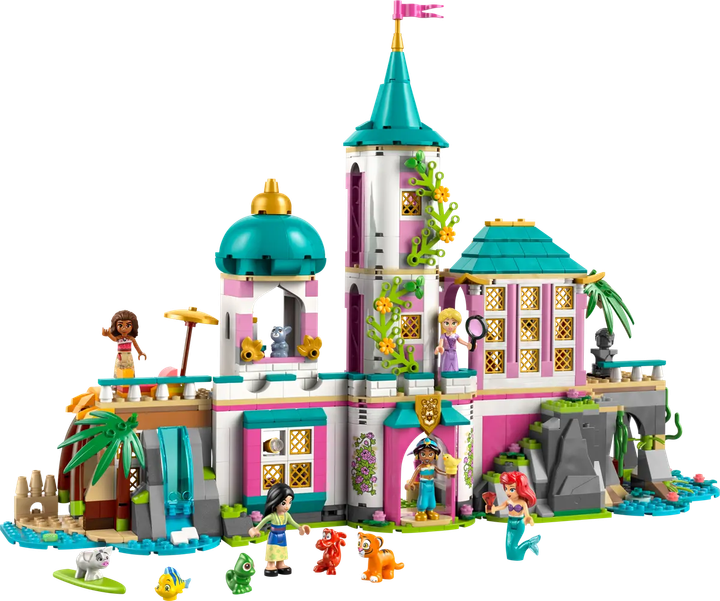 Zestaw klocków LEGO Disney Zamek księżniczek i królewskie zwierzaki 787 elementów (43267) - obraz 2