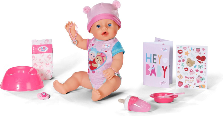 Лялька Zapf Creation Baby Born Emma 43 см + аксесуари 836392 (4001167836392) - зображення 2