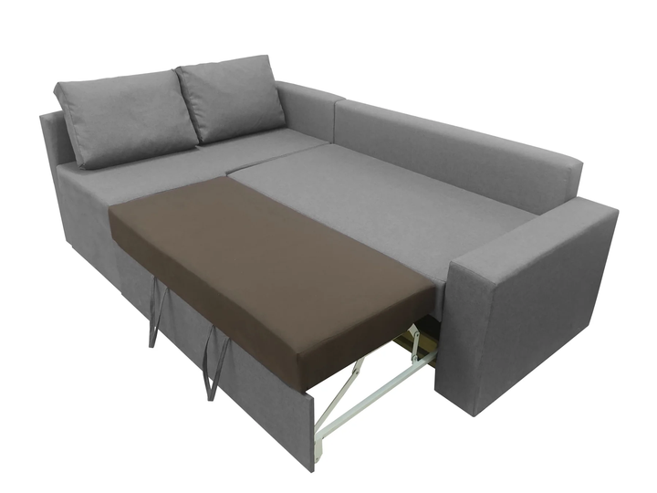 Диван угловой Майами 240×150 см, серый - изображение 8