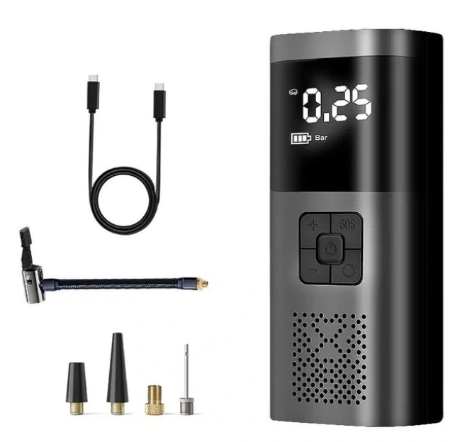 Автомобильный компрессор аккумуляторный Wireless air pump VC027 - изображение 4