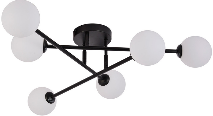Lampa sufitowa Light Prestige Dorado LP-002/6C BK - obraz 1