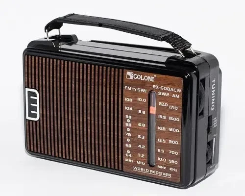 Портативный радиоприёмник Golon RX-608ACW с mp3 плеером от сети 220 Вт и батареек 2319 - Фото 6 Портативный радиоприёмник Golon RX-608ACW с mp3 плеером от сети 220 Вт и батареек 2319 - изображение 6