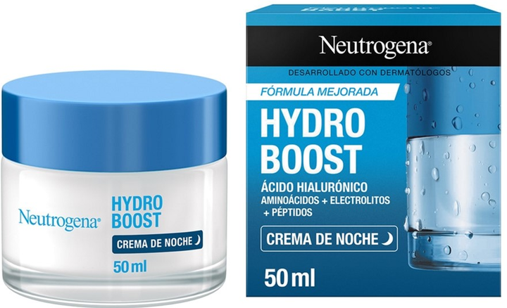 Крем для обличчя Neutrogena Hydro Boost зволожуючий нічний 50 мл (3574661783154) - зображення 2