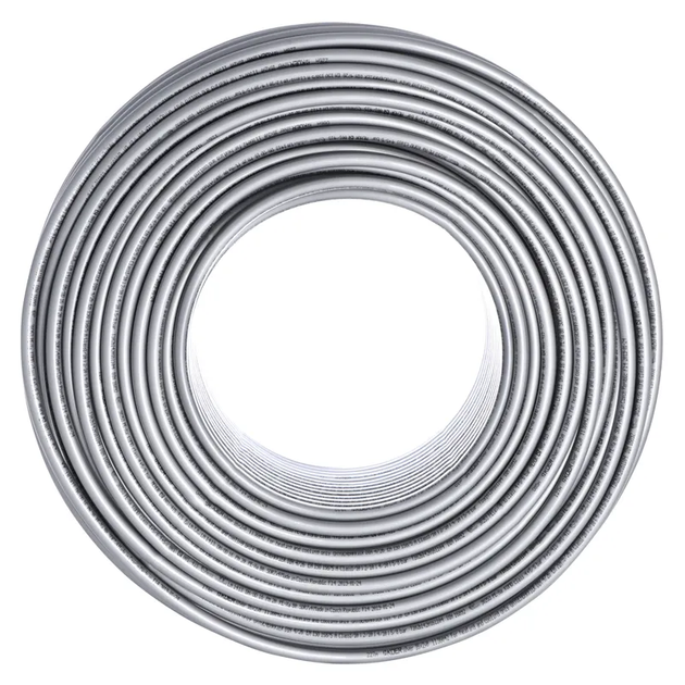 Труба для теплої підлоги з кисневим бар'єром Koer PEX-B EVOH 16*2,0 (Silver) (600 м) (KR2854) - Фото 1 Труба для теплої підлоги з кисневим бар'єром Koer PEX-B EVOH 16*2,0 (Silver) (600 м) (KR2854) - зображення 1