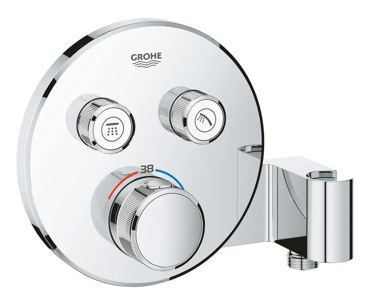 Термостат прихованого монтажу на 2 споживача Grohe Grohtherm SmartControl (29120000) - Фото 1 Термостат прихованого монтажу на 2 споживача Grohe Grohtherm SmartControl (29120000) - изображение 1